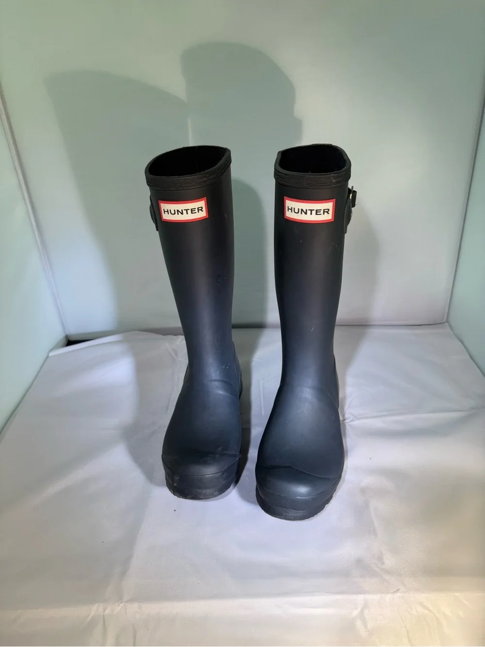 Hunter Tall Rubber Rain Boots in Black